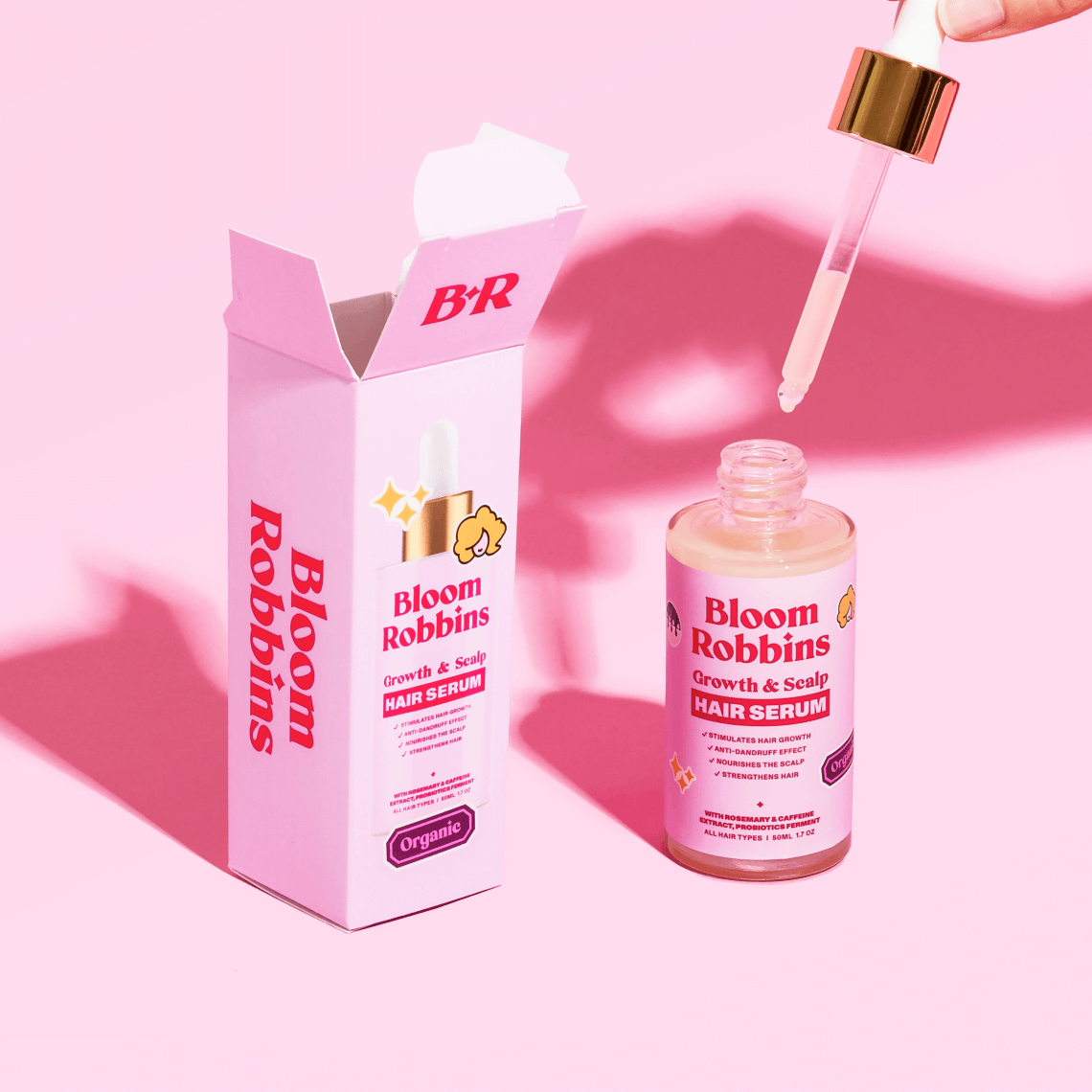 Siero per la crescita dei capelli al rosmarino
