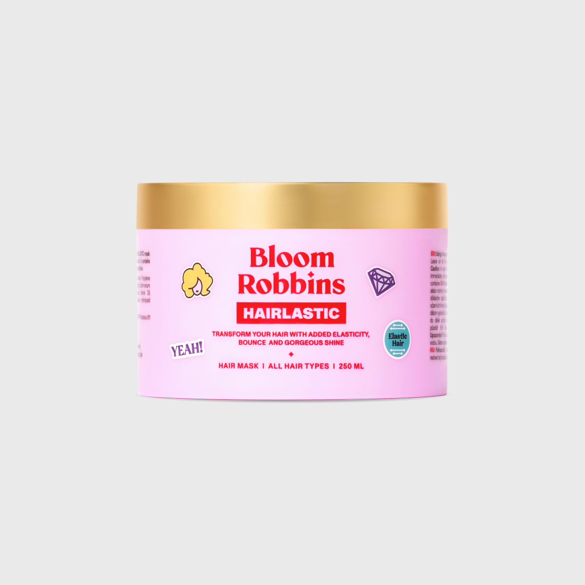Hair mask with elastin, coconut & castor oil