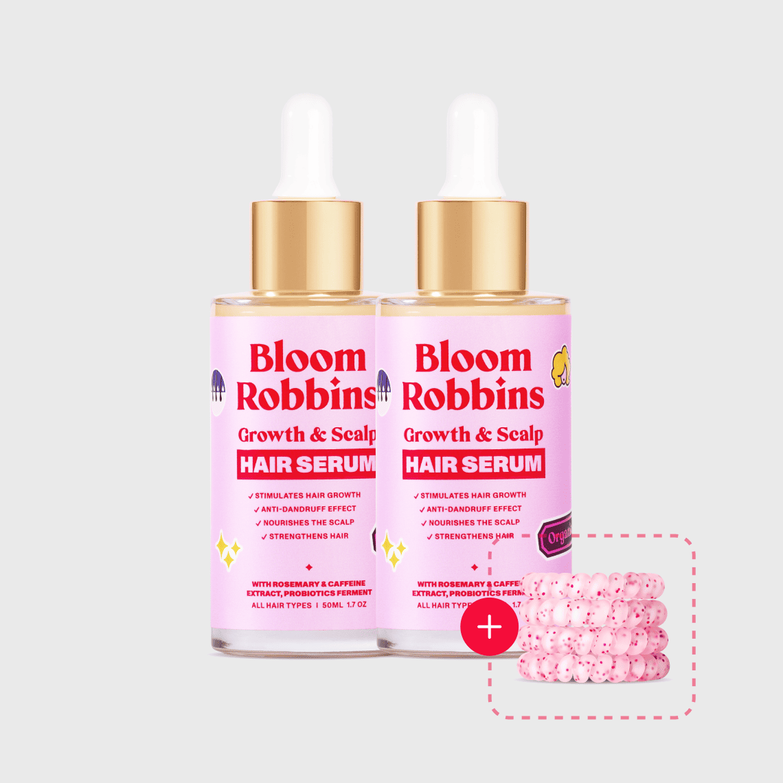 Hair growth serum with rosemary