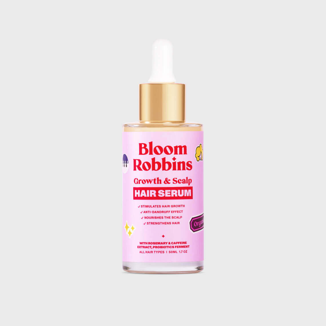Hair growth serum with rosemary & probiotics