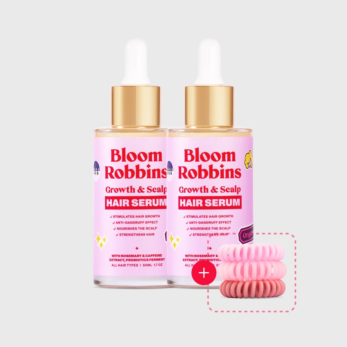Hair growth serum with rosemary